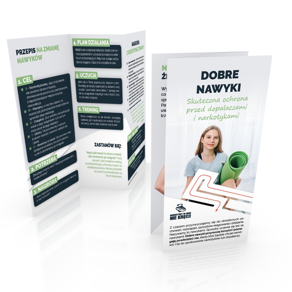 Karta pracy dla uczniów (5-8 klasa SP) - Dobre nawyki. Skuteczna ochrona przed dopalaczami i narkotykami (materiał poglądowy)